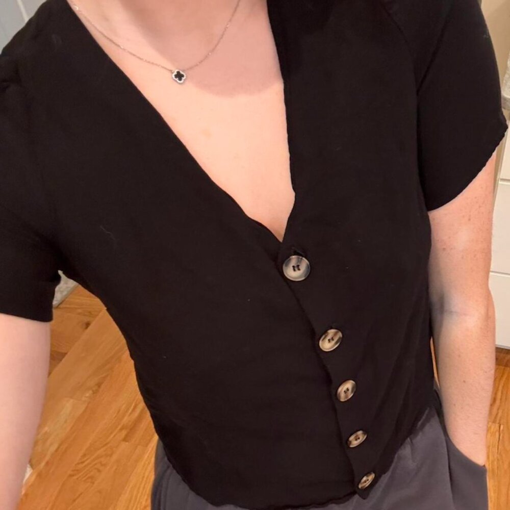 Women's Black Blouse